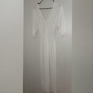 White long dress